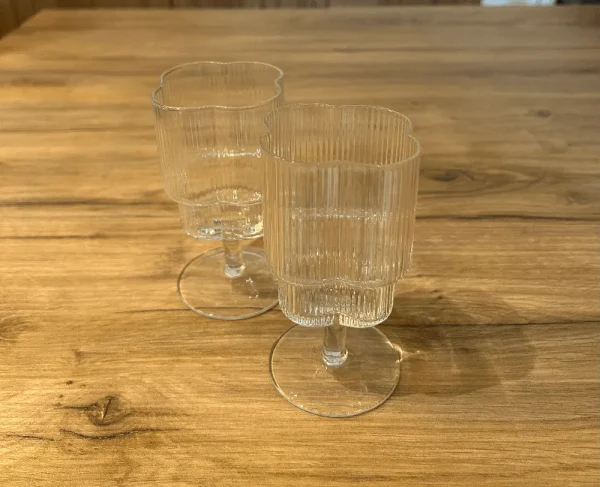 Clover Ripple glazen | 6 stuks