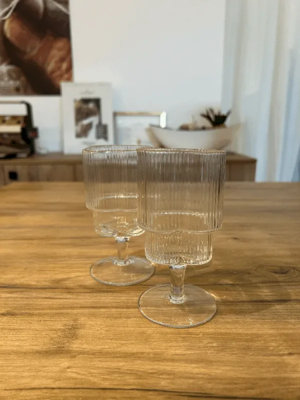 Clover Ripple glazen | 6 stuks