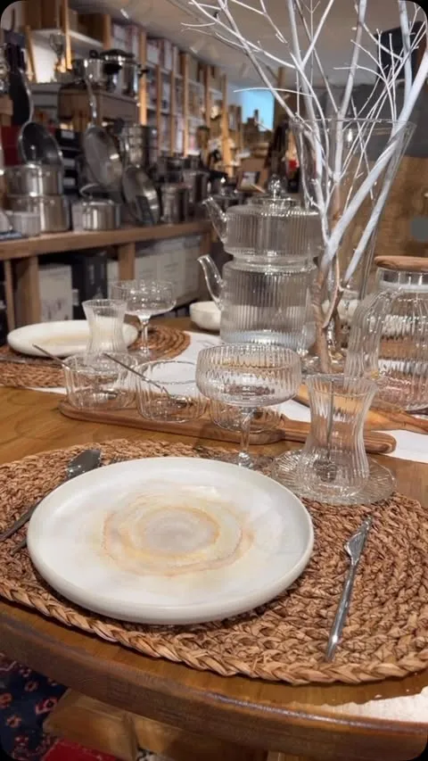 Stripe Acacia houten olie-en-azijnstel | Borosilicaatglas - Afbeelding 3