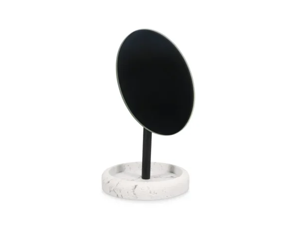 S|P Collection Spiegel 13xH23cm met houder marble white Suds