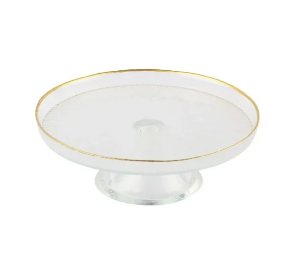 Rexy Patesseriebord | 21 CM Transparant-Goud
