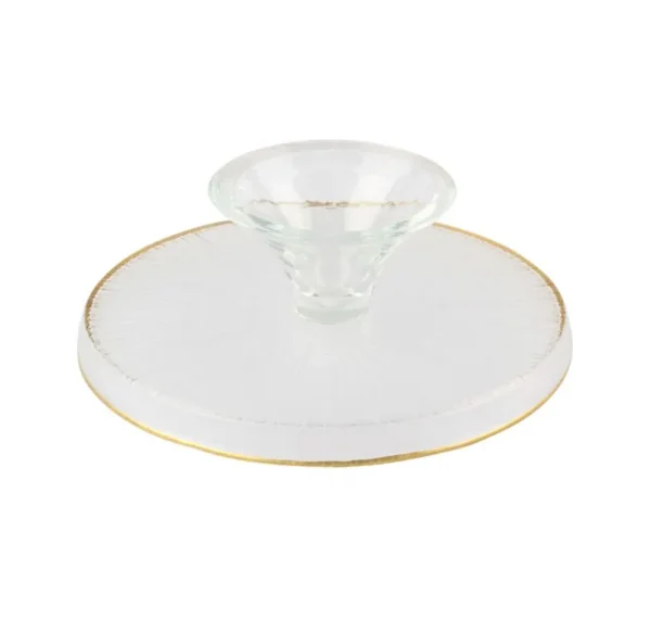 Rexy Patesseriebord | 21 CM Transparant-Goud