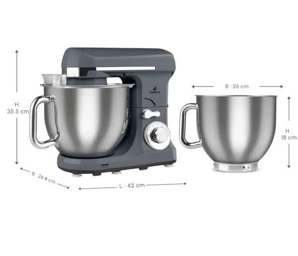 Karaca Blendburst Kitchen Chef, Grijs 1400 W
