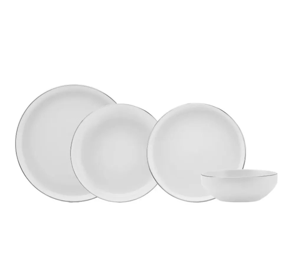 Karaca Streamline New Saturn V2 Platinum 24-delig serviesset voor 6 personen - Afbeelding 3