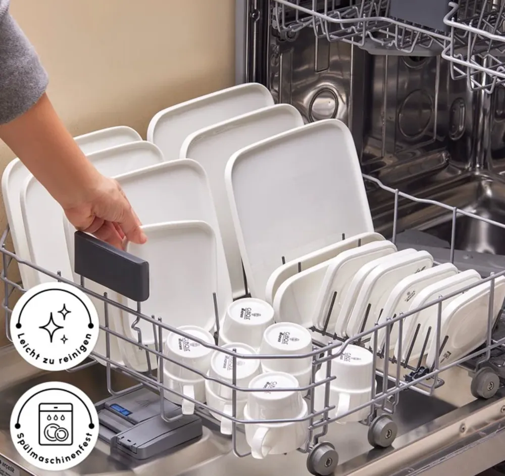 Karaca Stream Pure Cubique 35-delige 6-persoons ontbijtset Vierkant - Afbeelding 5