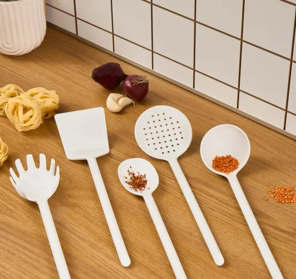 Karaca Simple 5-delig keukengerei, wit