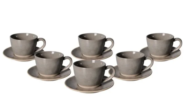 Bricard Albi Koffieset | Donkergrijs 12-Delig