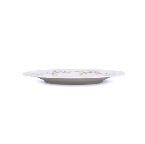Bord 27CM Bruine Bloem Retro
