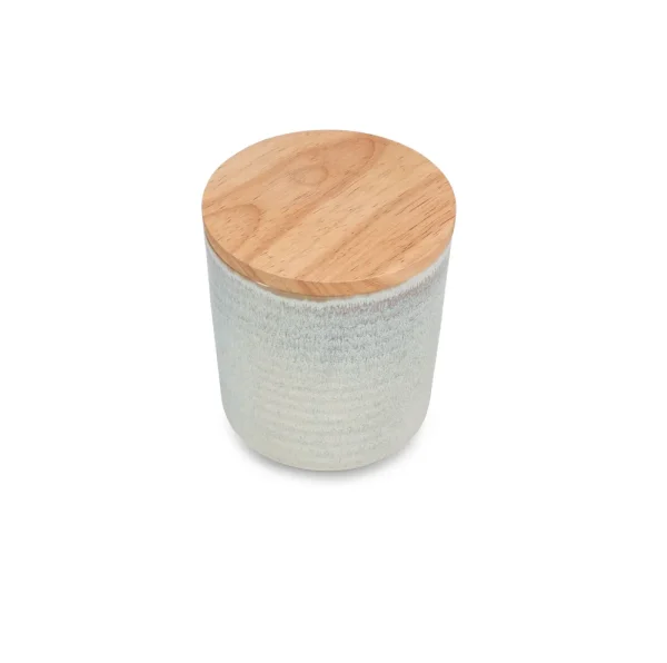 S&P Voorraadpot 12,5xH15,5cm beige Cameo