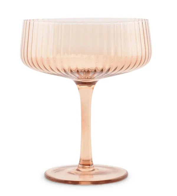 S|P Collection Champagneglas 23cl coupe amber Ray - set/4
