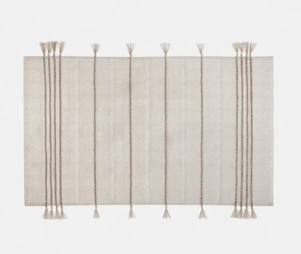 Ecocotton Karnella Badmat 100% Biologisch Katoen Crème 50x80 Cm