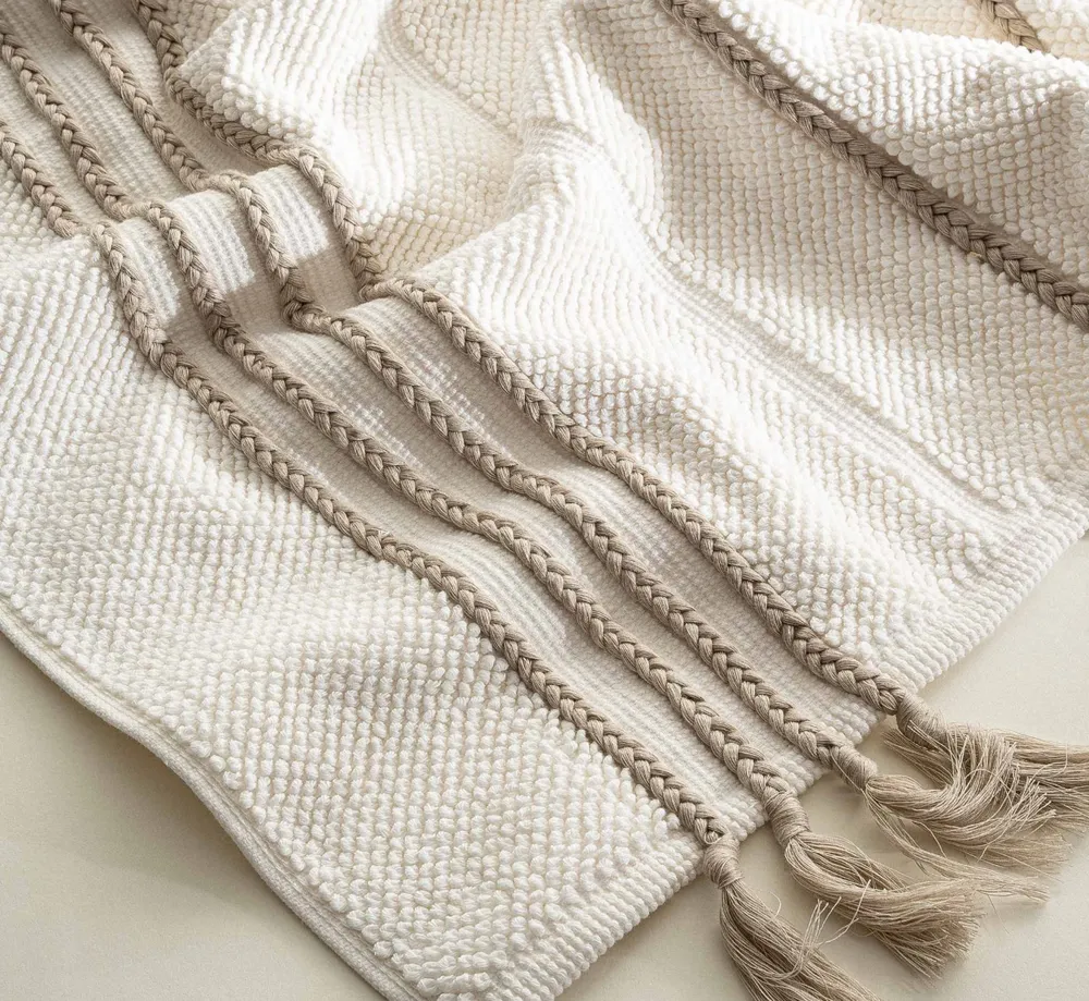 Ecocotton Karnella Badmat 100% Biologisch Katoen Crème 50x80 Cm - Afbeelding 5