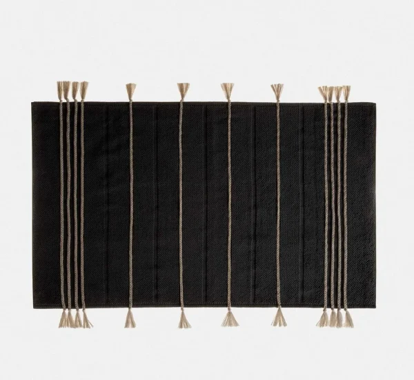 Ecocotton Karnella Badmat 100% Katoen Antraciet 50x80cm