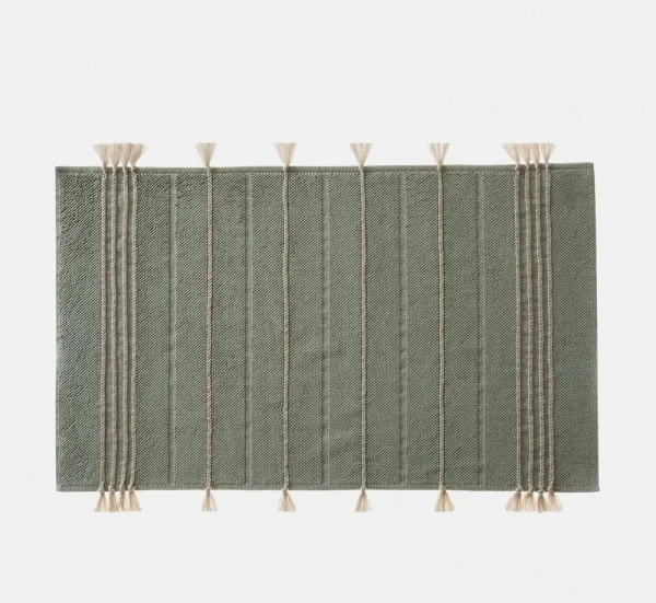 Ecocotton Karnella Badmat 100% Katoen Groen 60x100 Cm