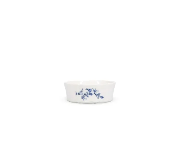 Kom 13XH5cm Blauwe Bloem Retro