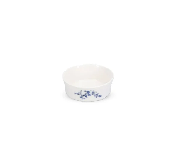 Kom 13XH5cm Blauwe Bloem Retro