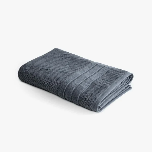 Ecocotton Anna Handdoek 50x90cm Marine-Blauw