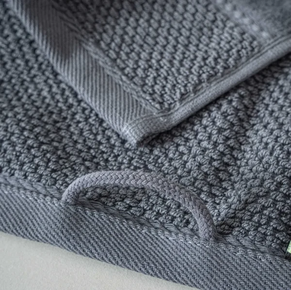 Ecocotton Anna Handdoek 50x90cm Marine-Blauw