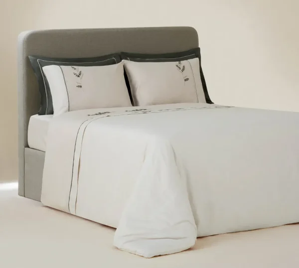 Ecocotton Derin King Size Beddengoed Set Biologisch Katoen Satijn Groen