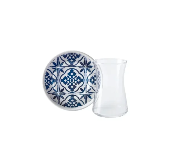 Karaca Blauw 12-delig theestel 170 ml
