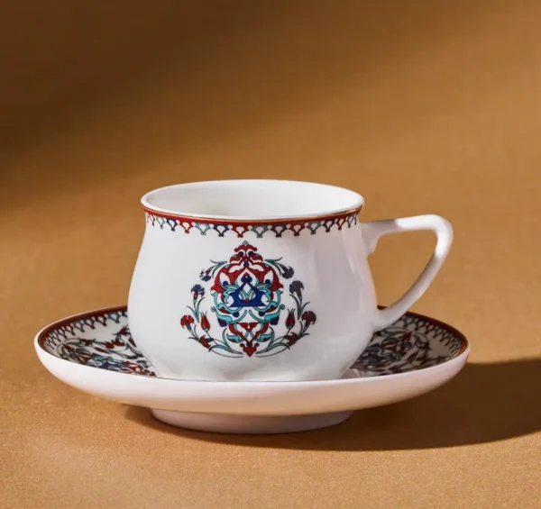 Karaca Nakkas 12 Delige Koffiekopset Voor 6 Personen