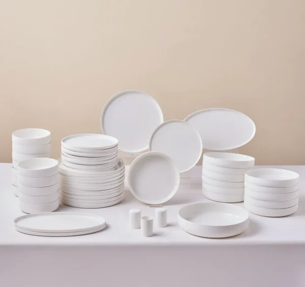 Karaca Earth Collection Matte Glaze 55-delige 12-persoons serviesset