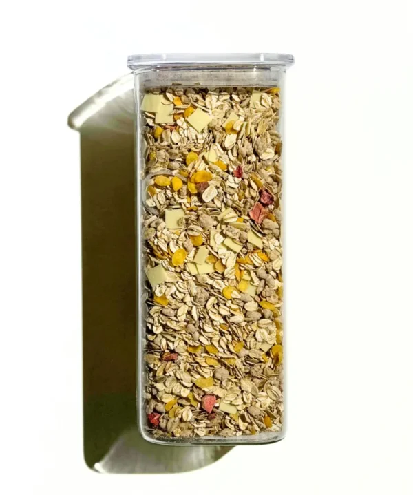 Glazen Voorraadpotten vierkant 1900 ml