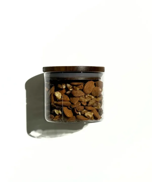 Voorraadpotten Acacia deksel 450 ml