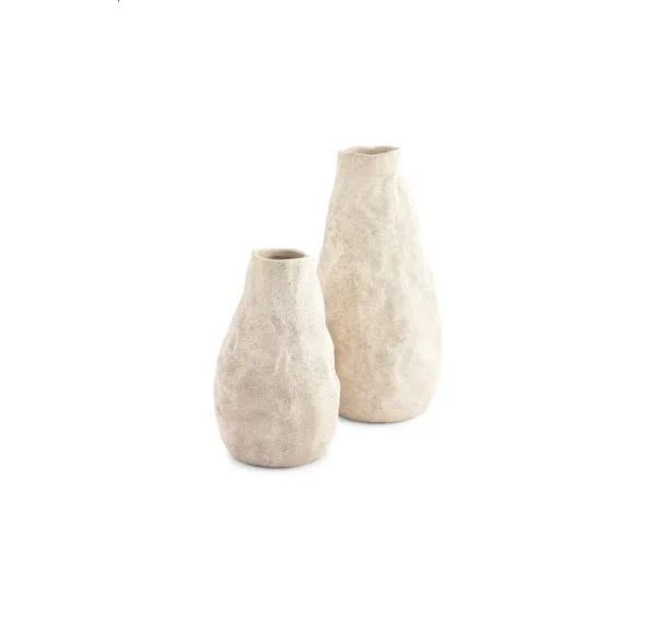 S&P Vaas 17xH33,5cm beige Cave