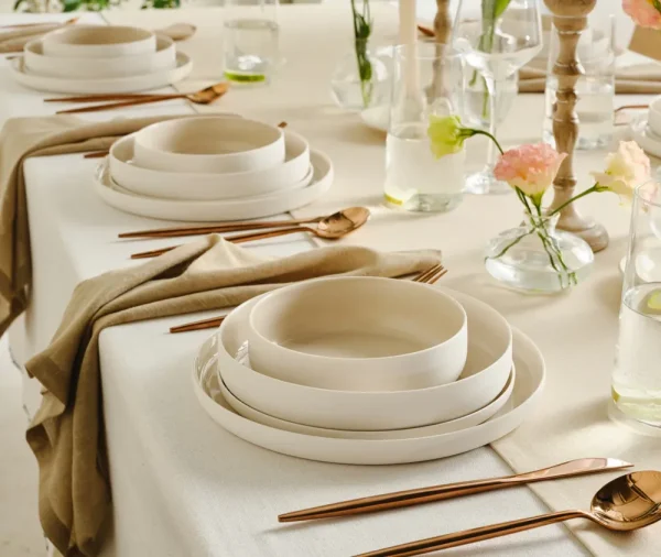 Karaca Earth Collection Finesse 24-delige servies voor 6 personen, beige