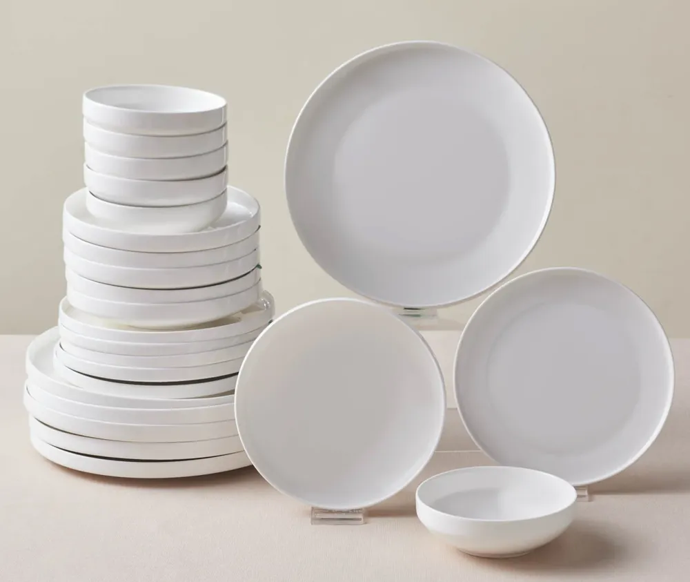 Karaca Streamline New Saturn White 24-delige servies set, 6 personen