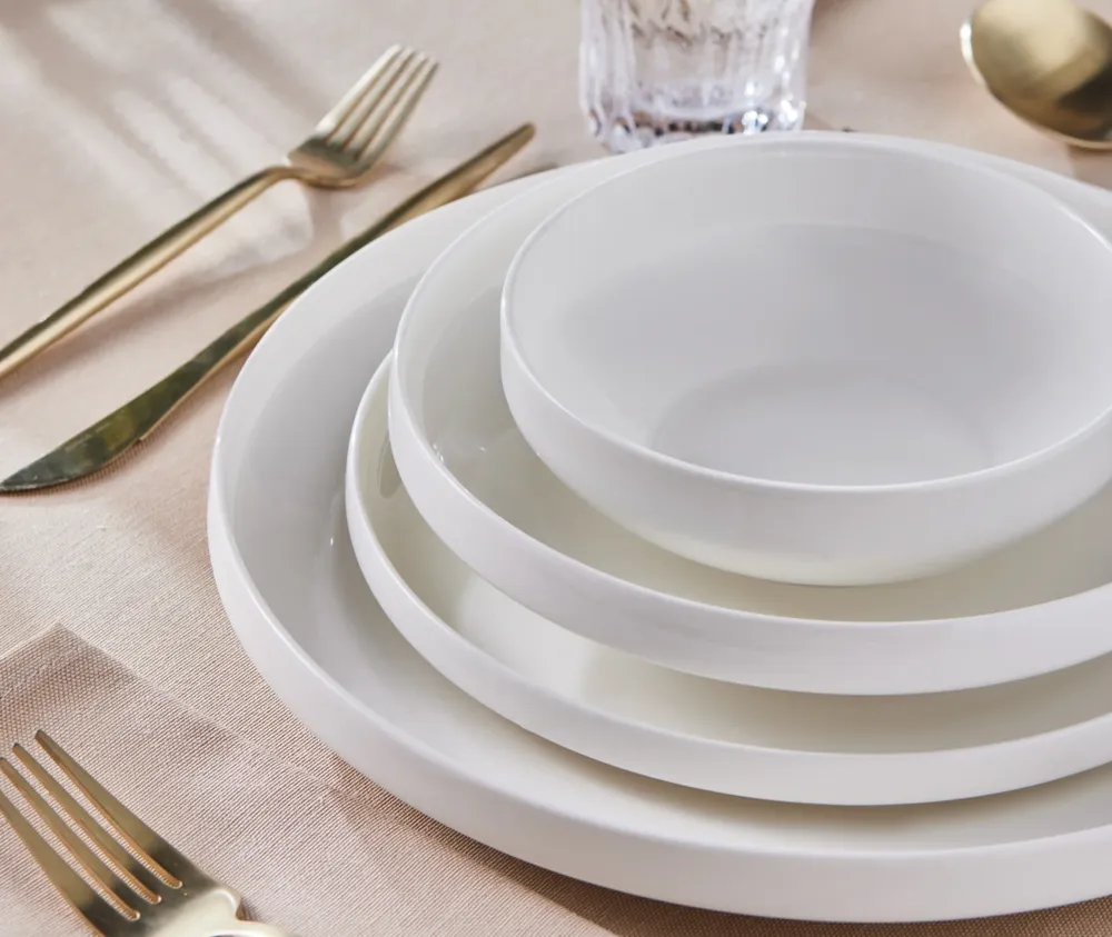 Karaca Streamline New Saturn White 24-delige servies set, 6 personen - Afbeelding 5