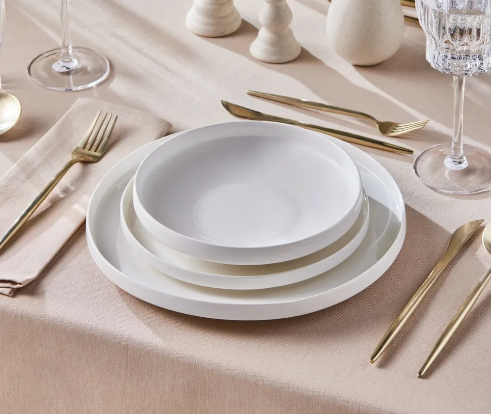Karaca Streamline New Saturn White 24-delige servies set, 6 personen - Afbeelding 7