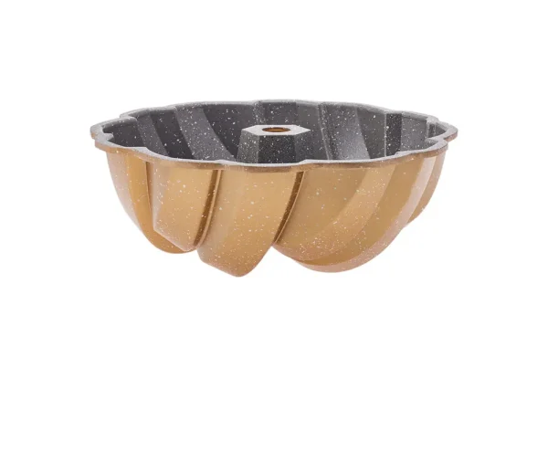 Karaca gegoten aluminium gevlochten gouden cakevorm 26 cm