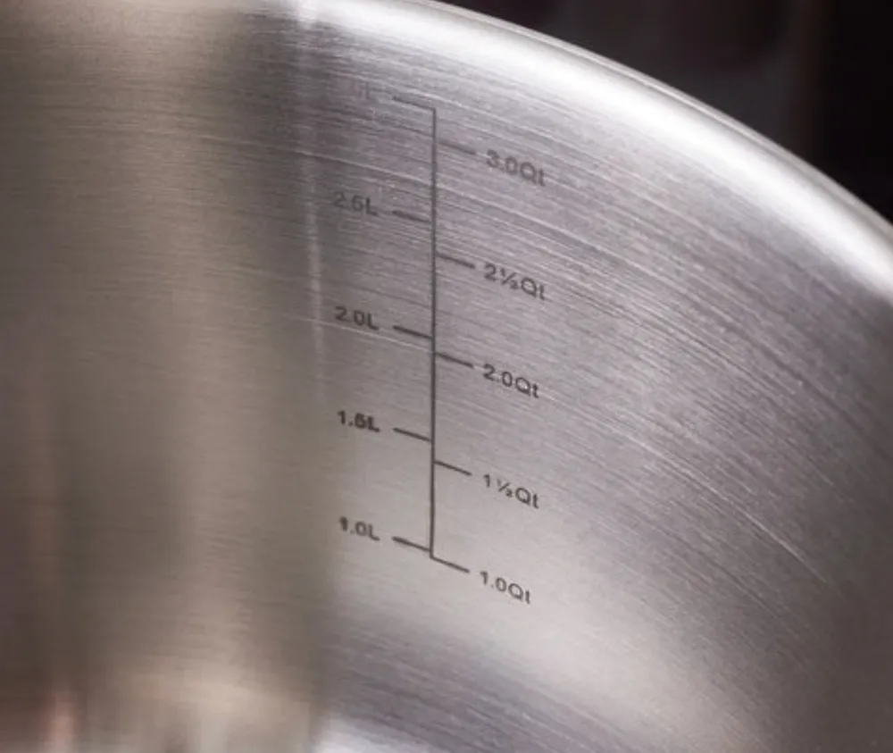 Karaca Elite roestvrijstalen inductie kookpot met deksel, 24 cm, zilver - Afbeelding 3