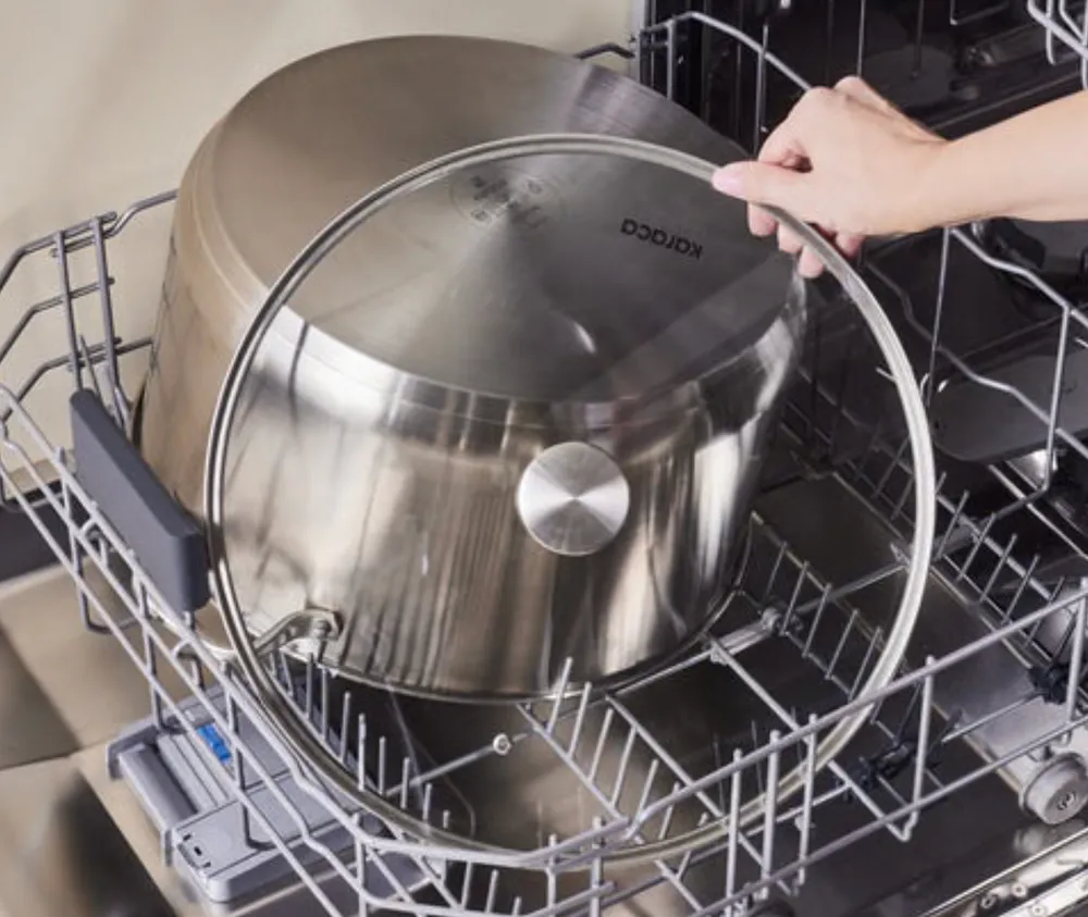 Karaca Elite roestvrijstalen inductie kookpot met deksel, 34 cm, zilver - Afbeelding 4