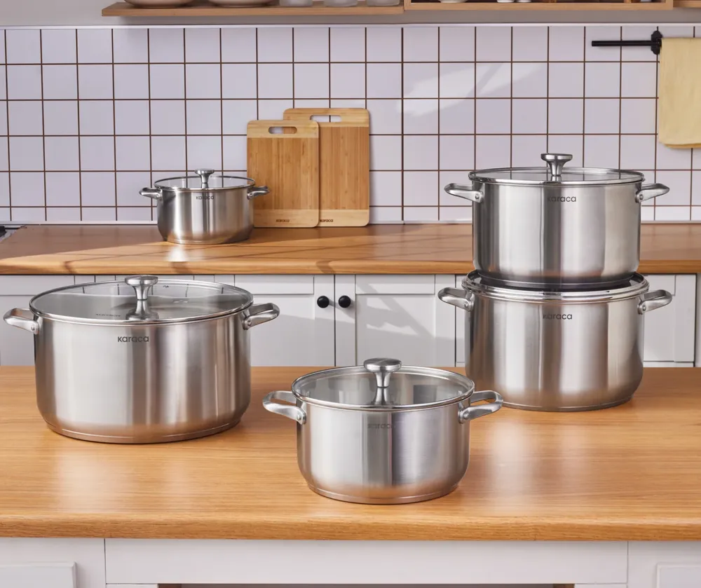 Karaca Elite roestvrijstalen ondiepe pan plat 20 cm - Afbeelding 7