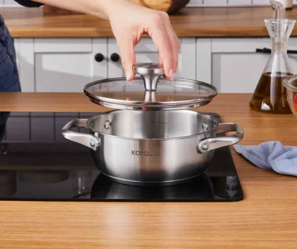 Karaca Elite stalen ondiepe braadpan 18 cm