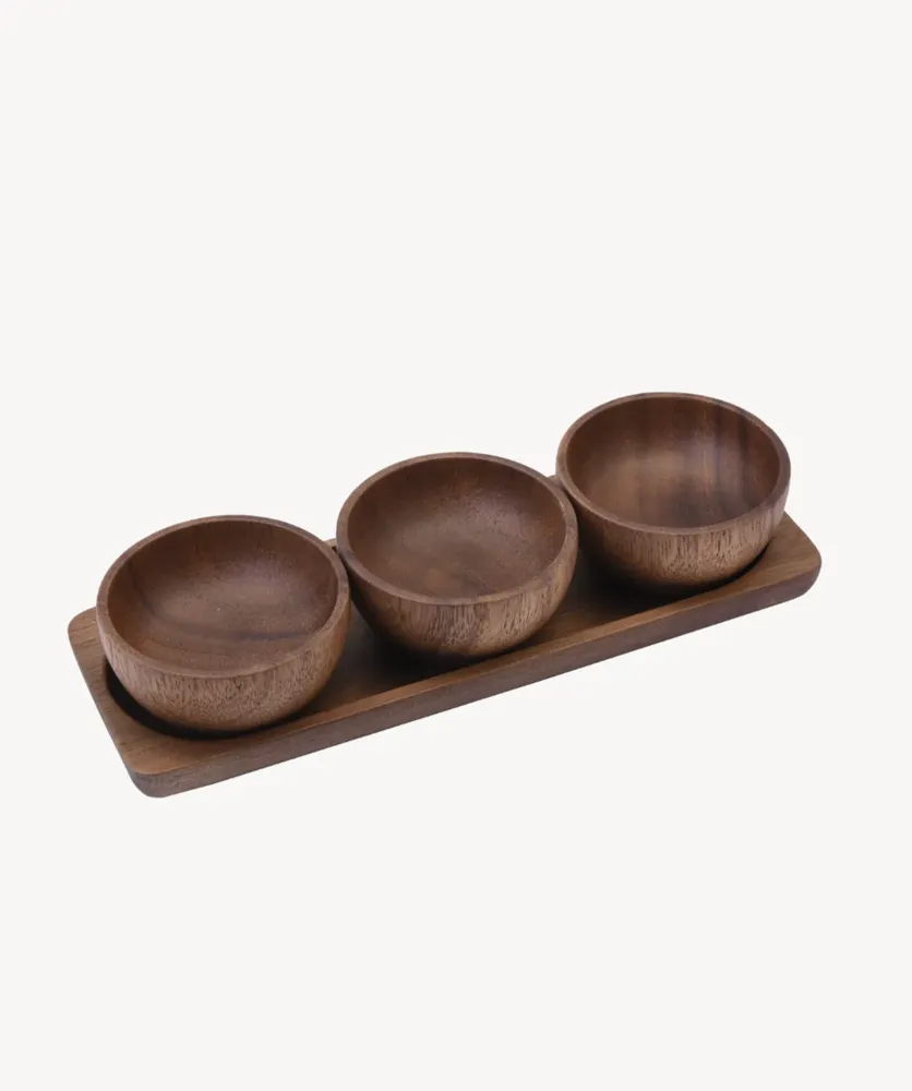 Acacia Bedum schalen miniset