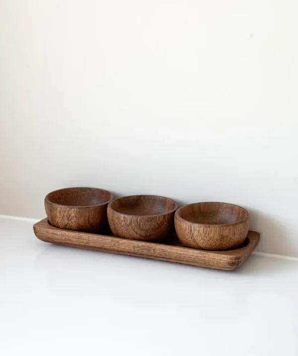 Acacia Bedum schalen miniset