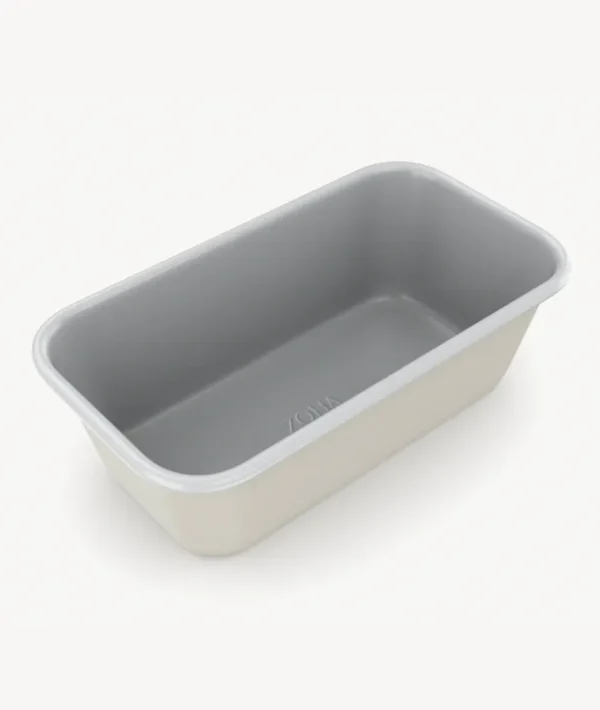 Rechthoekige keramische bakvorm beige – Antiaanbak