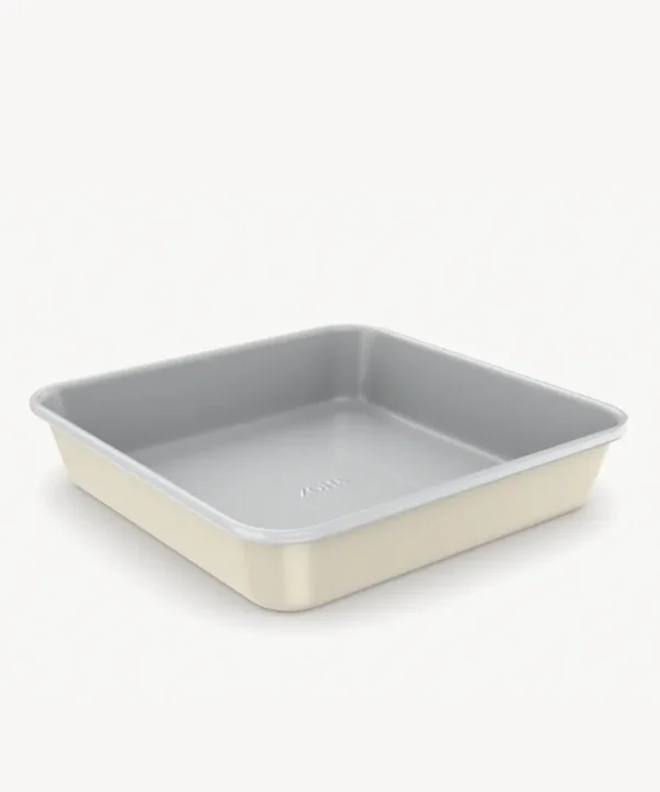 Vierkante Keramische Bakvorm Beige – Antiaanbak