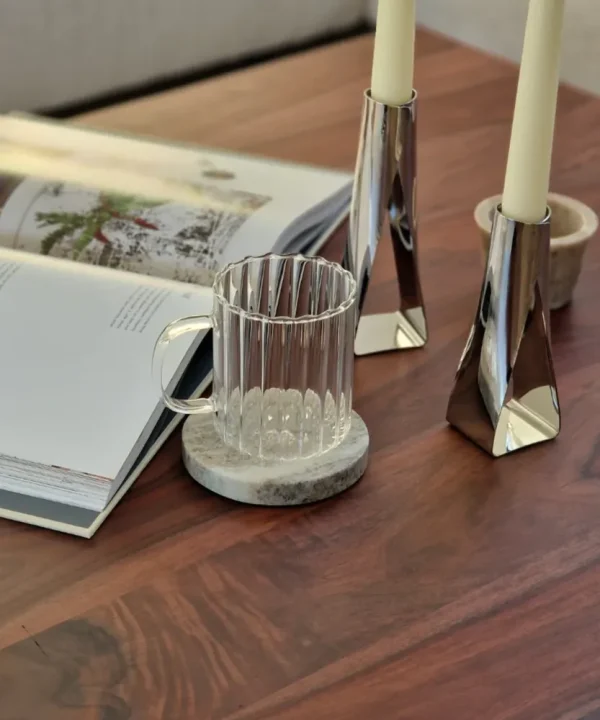 Riffle Cup Borosilicaatglas - 350 ml