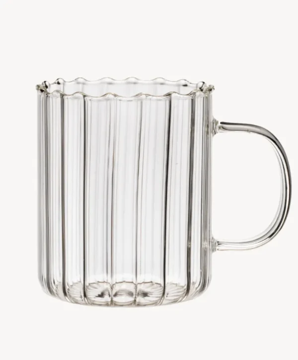 Riffle Cup Borosilicaatglas - 350 ml