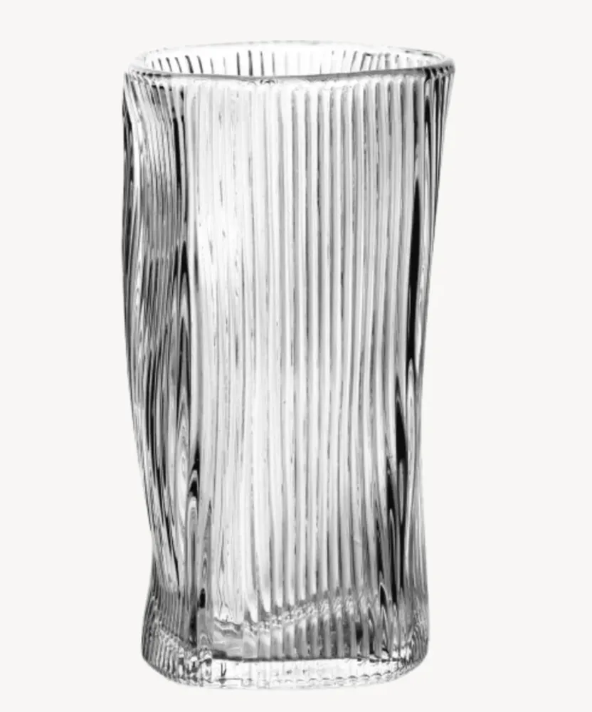Diamond stripe longdrinkglazen | 280 ml
