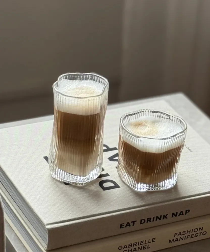 Diamond stripe longdrinkglazen | 280 ml - Afbeelding 6