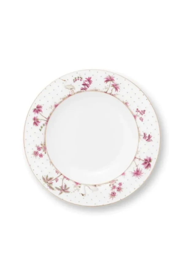 Pip Studio Diep Bord Jolie Stippen Goud Roze 21.5cm