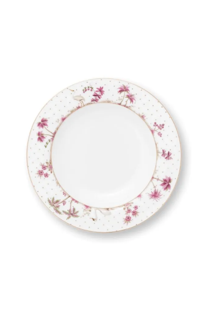 Pip Studio Diep Bord Jolie Stippen Goud Roze 21.5cm