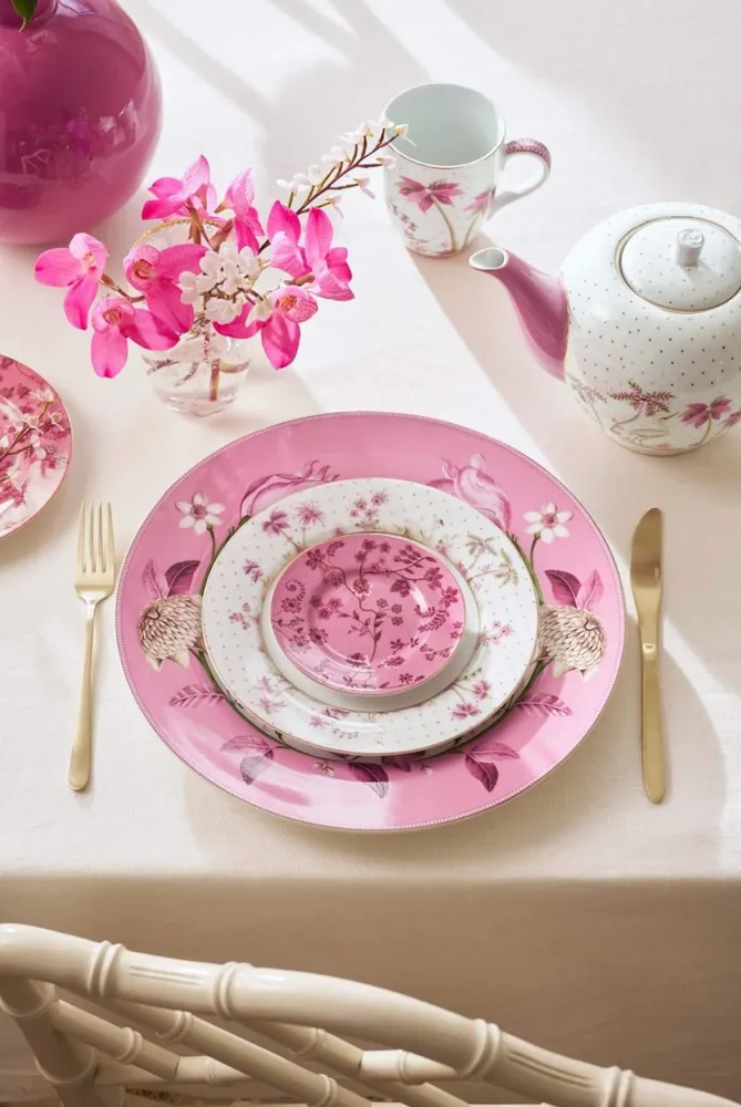 Pip Studio Petit Four Jolie Bloemen Roze 12cm - Afbeelding 2