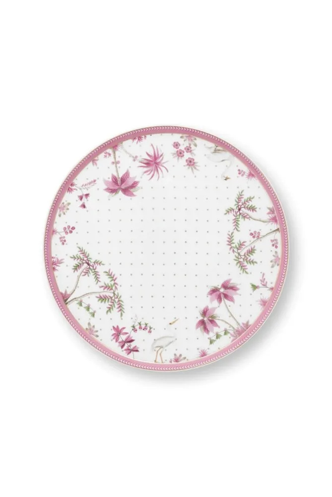 Pip Studio Taartplateau Klein Jolie Stippen Goud Roze - Afbeelding 3